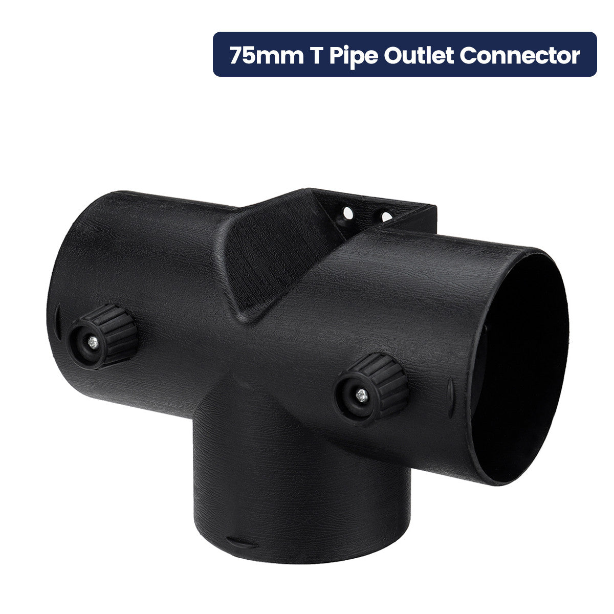 A39 Air Ducting Pipe Vent Connector,  75mm Y&T Branch Heater