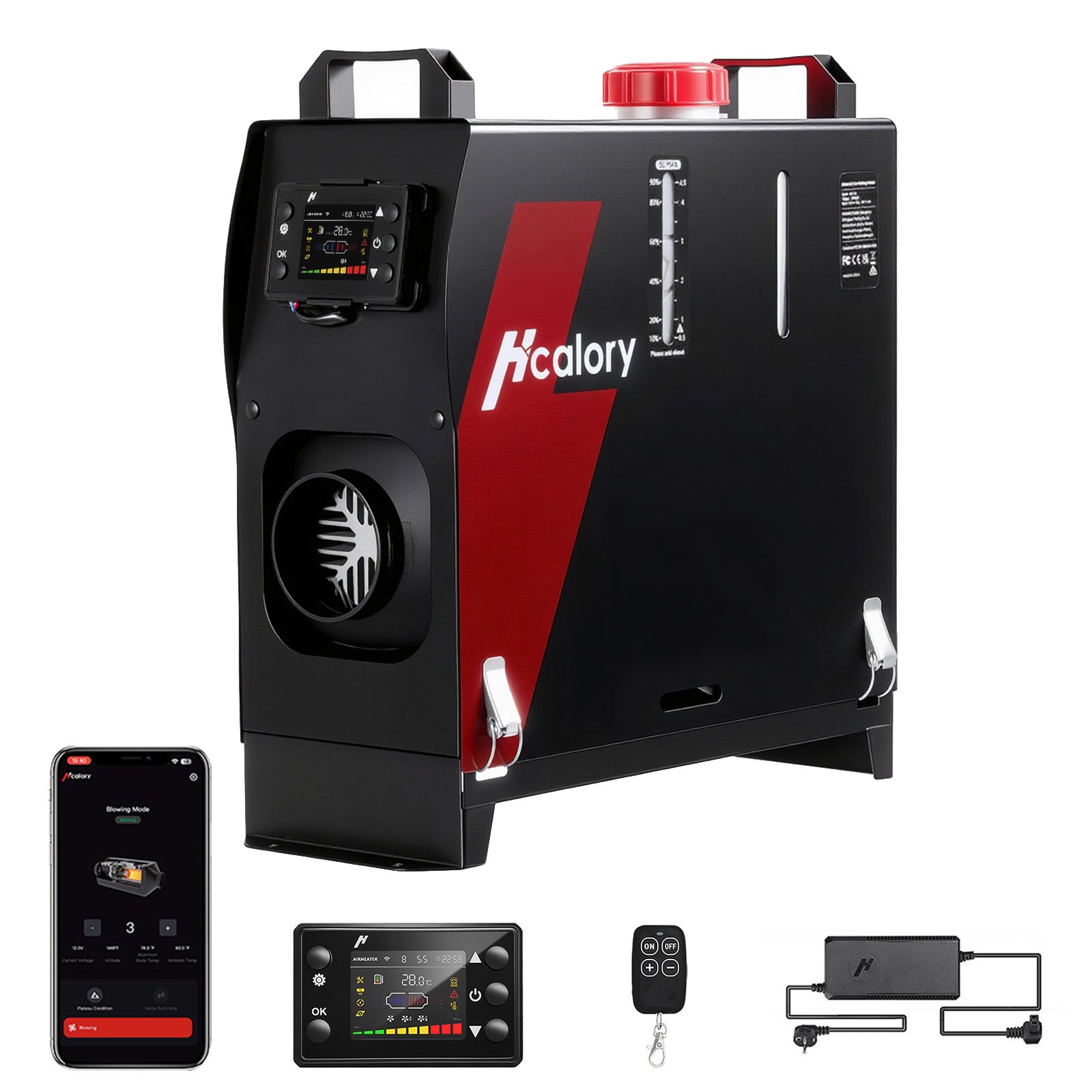 hbs1s-diesel-heater-station-1s-8kw-12v-higher-fuel-efficient-front-view-eu-plug