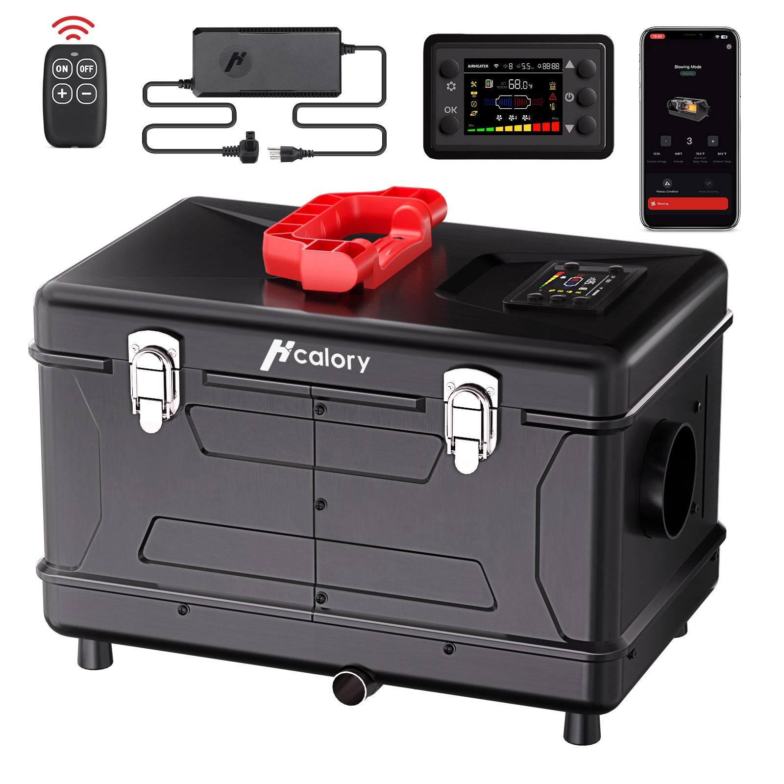 diesel-heater-toolbox-compact-2-5-l-all-in-one-plateau-mode-bluetooth-us-plug-front-view