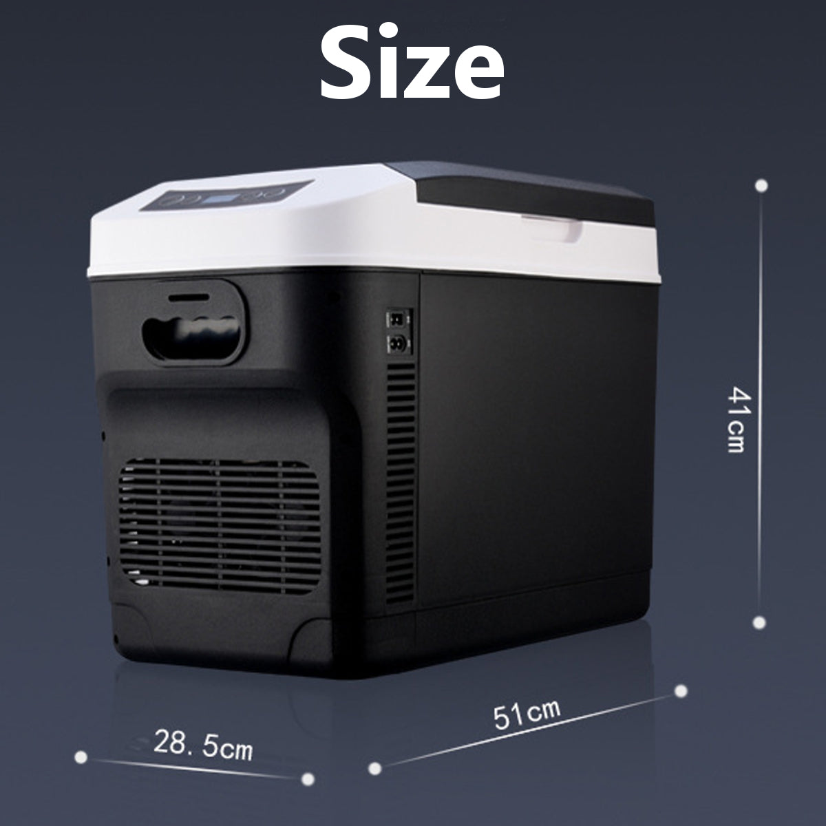 F25-Car-Refrigerator-size