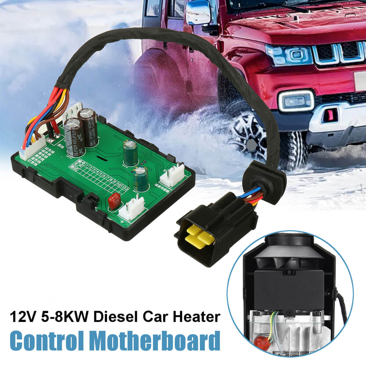 Haclory A22 Diesel Heater Control Motherboard, Mainboard Accessories 12V 24V 5-8KW 