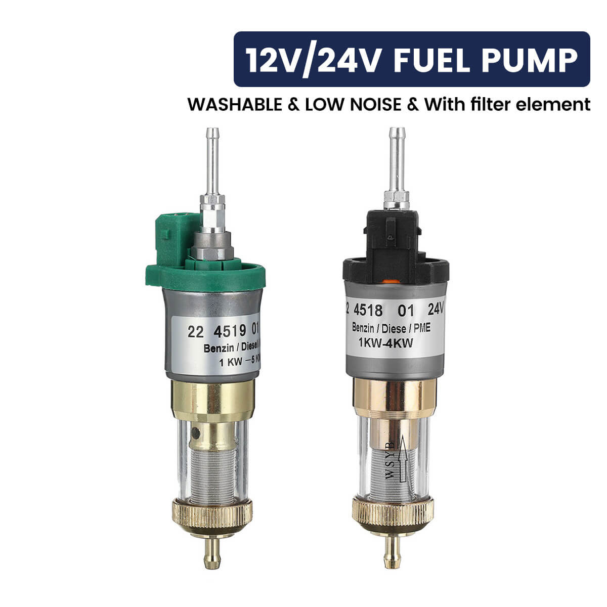 A5 Kraftstoffpumpe, Heizung Diesel 12 V/24 -V -Filterelement
